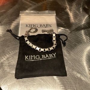 King Baby bracelet, silver